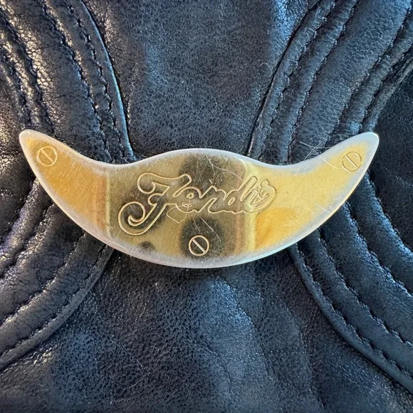 Fendi P. Foglio Spy Nappa Black Leather Wallet- with COA, box, and dust bag - Picture 4 of 13